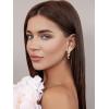 imageSWEETV Marquise Rhinestone Wedding Earrings for Brides Bridesmaids Elegant Bridal EarringsCrystal Formal Dangle Drop Earrings for Women Prom Jewelry GiftsClearGold Tone