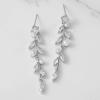 imageSWEETV Pearl Wedding Bridal Earrings for Brides Bridesmaids Pearl Drop Earrings for Women Dangling Prom Formal Party Jewelry GiftsStyle3