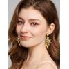 imageSWEETV Rhinestone Dangle Earrings for Women Crystal Statement Drop EarringsChandelier Wedding Bridal Earrings for Brides Prom Formal PartyChampagne