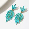 imageSWEETV Rhinestone Statement Earrings for Women Vintage Cluster Drop Dangle EarringsChandelier Earrings Dangling for Prom Wedding Bridal PartyCyan