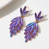 imageSWEETV Rhinestone Statement Earrings for Women Vintage Cluster Drop Dangle EarringsChandelier Earrings Dangling for Prom Wedding Bridal PartyViolet