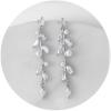 imageSWEETV Pearl Wedding Bridal Earrings for Brides Bridesmaids Pearl Drop Earrings for Women Dangling Prom Formal Party Jewelry GiftsStyle3