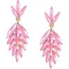 imageSWEETV Rhinestone Statement Earrings for Women Vintage Cluster Drop Dangle EarringsChandelier Earrings Dangling for Prom Wedding Bridal PartyPink