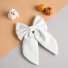 imageSWEETV Halloween Hair Bows Pumpkin Hair Clips Halloween Spooky Ghost Spider Witch Bats Hair Accessories Large Bows Barrettes for Women Girls Halloween Outfits Party Favors GiftsWhite