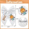 imageSWEETV Halloween Hair Bows ampamp Clips  Spooky Ghost Spider Witch ampamp Bat Hair Accessories  Large Barrettes for Women ampamp Girls  Halloween Outfits ampamp Party FavorsWhiteA