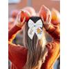 imageSWEETV Halloween Hair Bows ampamp Clips  Spooky Ghost Spider Witch ampamp Bat Hair Accessories  Large Barrettes for Women ampamp Girls  Halloween Outfits ampamp Party FavorsWhiteA