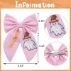 imageSWEETV Halloween Hair Bows ampamp Clips  Spooky Ghost Spider Witch ampamp Bat Hair Accessories  Large Barrettes for Women ampamp Girls  Halloween Outfits ampamp Party FavorsPinkB