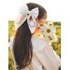 imageSWEETV Halloween Hair Bows ampamp Clips  Spooky Ghost Spider Witch ampamp Bat Hair Accessories  Large Barrettes for Women ampamp Girls  Halloween Outfits ampamp Party FavorsWhiteB