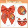 imageSWEETV Halloween Hair Bows ampamp Clips  Spooky Ghost Spider Witch ampamp Bat Hair Accessories  Large Barrettes for Women ampamp Girls  Halloween Outfits ampamp Party FavorsOrangeA