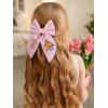 imageSWEETV Halloween Hair Bows ampamp Clips  Spooky Ghost Spider Witch ampamp Bat Hair Accessories  Large Barrettes for Women ampamp Girls  Halloween Outfits ampamp Party FavorsPinkA
