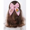 imageSWEETV Halloween Hair Bows ampamp Clips  Spooky Ghost Spider Witch ampamp Bat Hair Accessories  Large Barrettes for Women ampamp Girls  Halloween Outfits ampamp Party FavorsPinkA