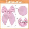 imageSWEETV Halloween Hair Bows ampamp Clips  Spooky Ghost Spider Witch ampamp Bat Hair Accessories  Large Barrettes for Women ampamp Girls  Halloween Outfits ampamp Party FavorsPink