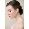imageSWEETV Marquise Wedding Bridal Earrings for Brides Bridesmaids Crystal Cubic Zirconia Cluster Stud Earrings for Women Prom Party Jewelry GiftsRose Gold
