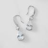 imageSWEETV Teardrop Bridal Earrings for Wedding Brides Bridesmaids Pear Shaped Dangle Drop Earrings for Women Prom Formal PartyStyle3