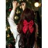 imageChristmas Hair Bows for Girls Women Xmas Hair Bow Clip Red Christmas Tree Hair Accessories Jingle Bell Winter Holiday Hair Barrette for Costume Outfits Party Favors Gifts