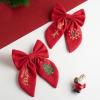 imageChristmas Hair Bows for Girls Women Xmas Hair Bow Clip Red Christmas Tree Hair Accessories Jingle Bell Winter Holiday Hair Barrette for Costume Outfits Party Favors Gifts