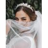 imageSWEETV Bridal Headband Rhinestone Bride Headpieces for Wedding Hair Accessories for Women and Girls SilverSilver 1