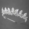 imageSWEETV Bridal Headband Rhinestone Bride Headpieces for Wedding Hair Accessories for Women and Girls SilverSilver 1