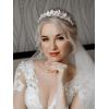 imageSWEETV Bridal Headband Rhinestone Bride Headpieces for Wedding Hair Accessories for Women and Girls SilverSilver 1