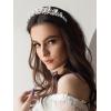 imageSWEETV Bridal Headband Rhinestone Bride Headpieces for Wedding Hair Accessories for Women and Girls SilverSilver 1