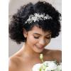 imageSWEETV Handmade Bridal Rhinestone Headpiece for Brides  Silver Hair Accessories with Headbands for Women and GirlsSilver 1