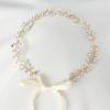 imageSWEETV Leaf Wedding Headpieces for Bride Opal Bridal Headband with Crystal Women Handmade Wedding Hair Accessories