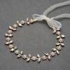 imageSWEETV Rhinestone Bridal Headband Crystal Wedding Headpiece Gold Hair Accessories for Bride Bridesmaid Flower GirlGold