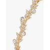 imageSWEETV Rhinestone Bridal Headband Gold Crystal Tiara for Women Wedding Headband for Bride Hair Accessories for Prom Birthday PartyGold