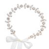 imageSWEETV Rhinestone Bridal Headband Crystal Wedding Headpiece Gold Hair Accessories for Bride Bridesmaid Flower GirlGold