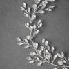 imageSWEETV Rhinestone Wedding Headband Crystal Bridal Headpieces for Wedding hair piece for bride hair vine Hair Accessories for Women and Girls SilverSilver 4