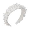 imageSWEET Pearl bridal Headbands for Women bride headband Wide Wedding Headbands for Women hair accessories white Fashion Headband for PartyprombirthdayholidayWhite 2