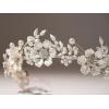 imageSWEETV Bridal Headband Silver Tiara for Bride Headpieces for Wedding Hair Accessories for Brides Prom Photography0Silver