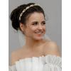 imageSWEETV Bridal Headband Wedding Headpieces for Bride Wedding Headband for Women Rhinestone Bridal Hair Accessories Vintage Style GoldGold 1