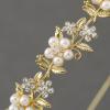 imageSWEETV Bridal Headband Wedding Headpieces for Bride Wedding Headband for Women Rhinestone Bridal Hair Accessories Vintage Style GoldGold 1