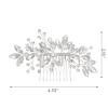 imageSWEETV Bride Silver Wedding Comb with Crystal Rhinestone Bridal Sparkly Gem Piece for Women and GirlsSliver02