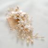 imageSWEETV Comb Handmade Wedding Hair Accessory with Rhinestones Silver for Brides and Bridesmaids Bridal Hair Pieces Wedding HeadpieceGold