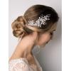 imageSWEETV Comb Handmade Wedding Hair Accessory with Rhinestones Silver for Brides and Bridesmaids Bridal Hair Pieces Wedding HeadpieceSilver
