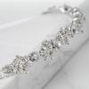 imageSWEETV Crystal Wedding Headband Silver Bridal Headpiece Jewelry Band Rhinestone Hairpiece Women Hair Accessories for Brides