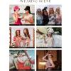 imageSWEETV Fascinators Pillbox Hats for Women Tea Party Hat and Short Lace Gloves Set Perfect for Kentucky Derby CocktailWhite