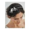 imageSWEETV Bridal Headband Handmade Wedding Headbands for Women Silver Bridal Headpieces for Wedding Hair Accessories hair bandSilver 2
