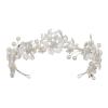 imageSWEETV Bridal Headband Silver Tiara for Bride Headpieces for Wedding Hair Accessories for Brides Prom Photography0Silver