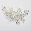 imageSWEETV Comb Handmade Wedding Hair Accessory with Rhinestones Silver for Brides and Bridesmaids Bridal Hair Pieces Wedding Headpiece2Silver