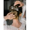 imageSWEETV 2Pcs Bridal Hair AccessoriesSilver Wedding Hair Pins Pieces With White Flowers for Brides2Silver