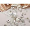 imageSWEETV 2Pcs Wedding Hair Pins Bridal Rhinestone Wedding Hair Accessories Hair Pieces for Brides BridesmiadSilverSilver