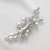 imageSWEETV Rhinestone Bride Wedding Hair clip Silver Crystal Bridal Hair comb Sparkly Hair Piece Gem Hair Accessories for WomenGirls ampamp BridesBridesmaidsSliver