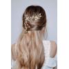 imageSWEETV 2Pcs Wedding Hair Pins Rhinestone Bridal Wedding Hair Accessories Hair Pieces for Brides BridesmiadGoldGold
