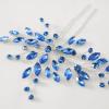imageSWEETV Crystal Rhinestone Hair Comb Hair Jewelry for Brides and Women Pack of 2Blue