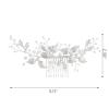imageSWEETV Hair Comb Bridal Hair Accessories Rhinestone Wedding Hair Comb Pearl Bridal Hair Pieces for Women and Girls 511236 Inch Silver02Sliver02