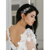 imageSWEETV Hair Comb Bridal Hair Accessories Rhinestone Wedding Hair Comb Pearl Bridal Hair Pieces for Women and Girls 511236 Inch Silver02Sliver02