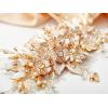 imageSWEETV Handmade Bridal Hair Comb Wedding Hair Accessory and Headpiece for Brides and Bridesmaids1Light Gold